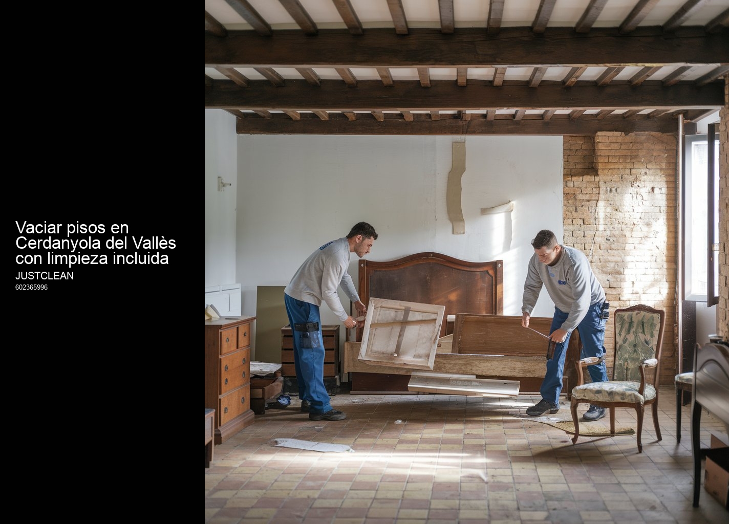 Vaciar pisos en Cerdanyola del Vallès con limpieza incluida