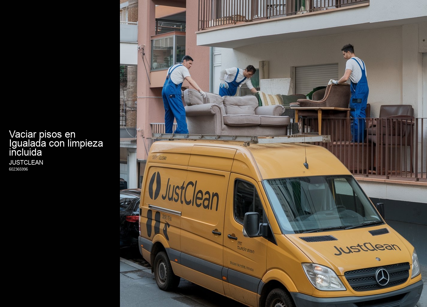 Ventajas del servicio de vaciado gratuito de JustClean
